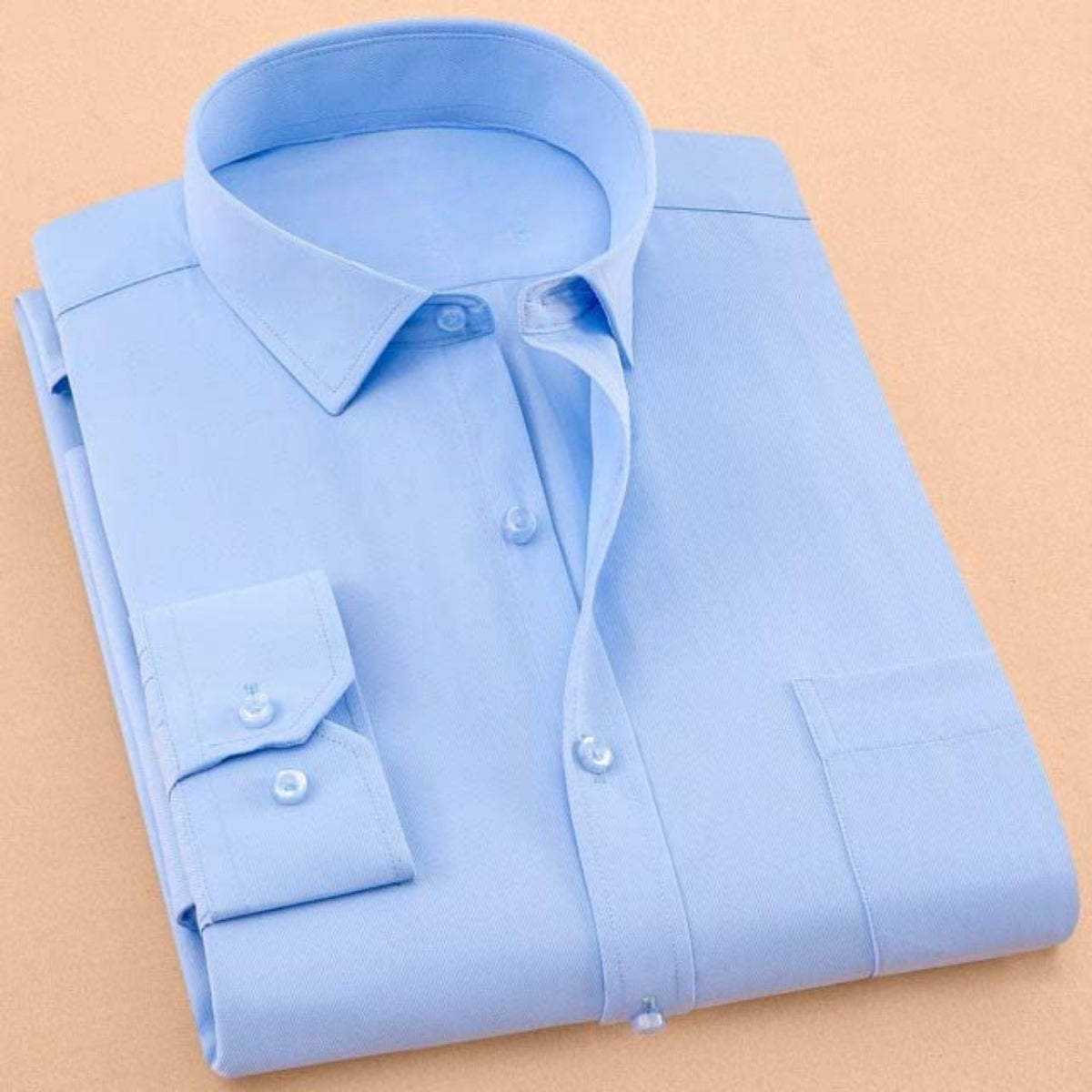 Men's Plain Shirts - 100% Premium Cotton, Pocket, Full/Half Sleeve | P-6