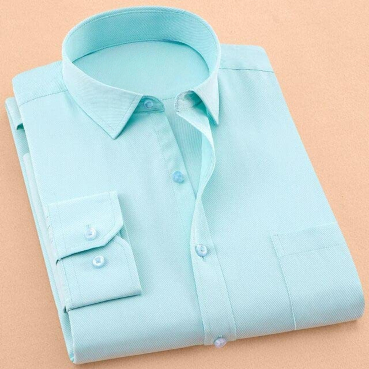 Men's Plain Shirts - 100% Premium Cotton, Pocket, Full/Half Sleeve | P-6