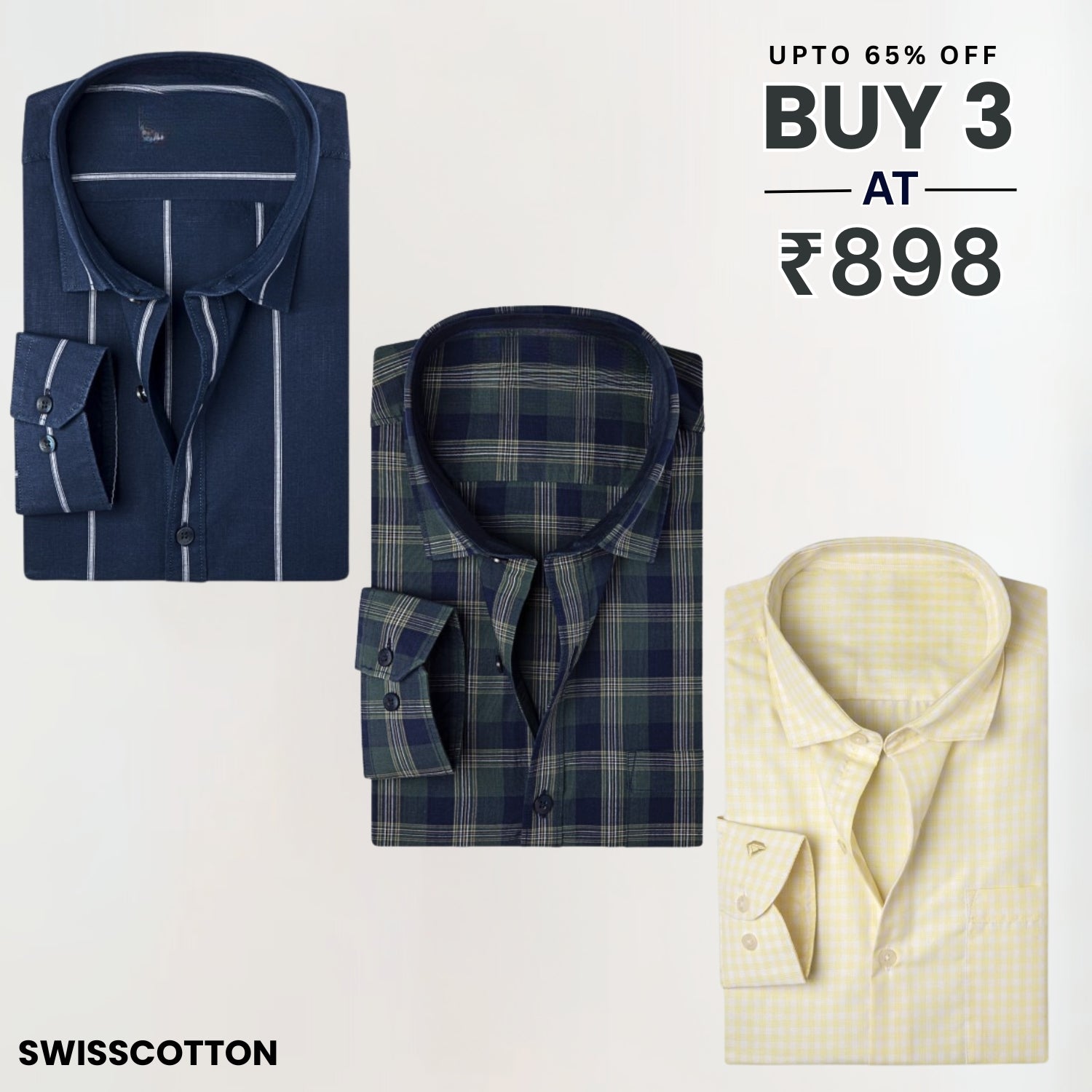 The Best 3 Formal Shirt Combo | Quality Meets Convenience | SC-02