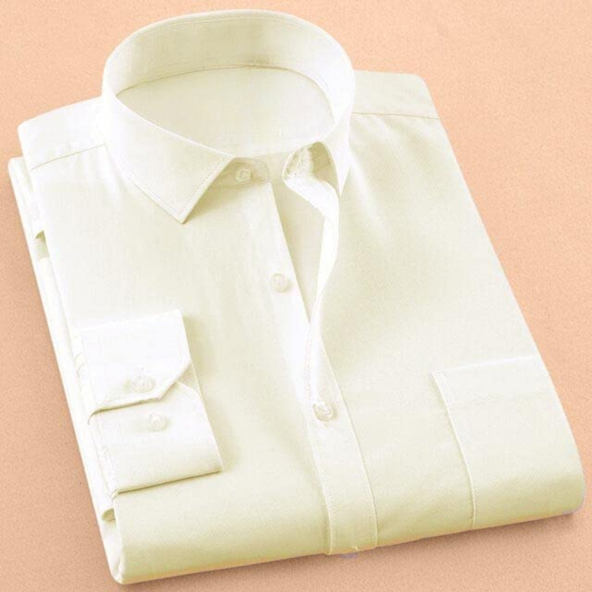 Men's Plain Shirts - 100% Premium Cotton, Pocket, Full/Half Sleeve | P-7