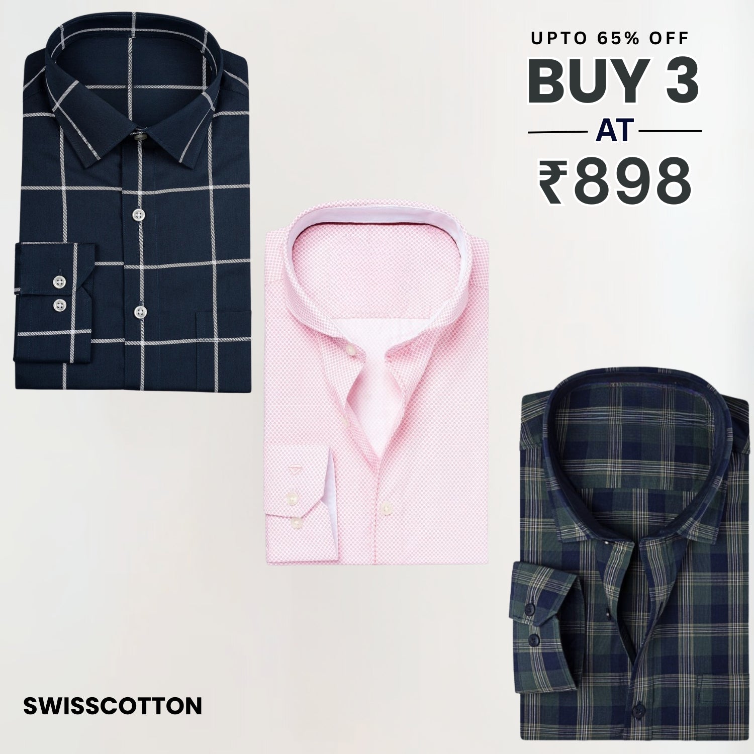 The Best 3 Formal Shirt Combo | Quality Meets Convenience | SC-06