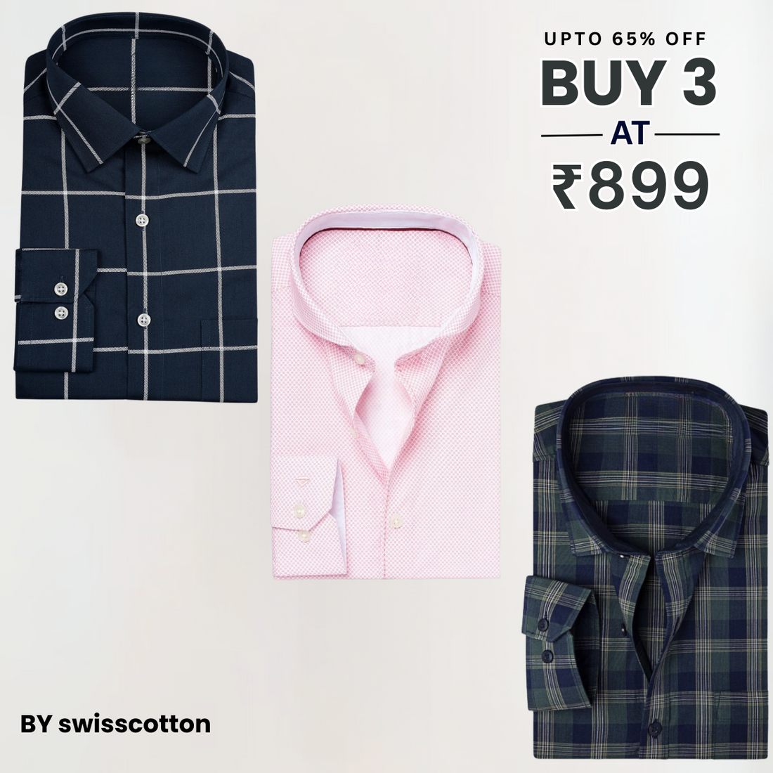 The Best 3 Formal Shirt Combo | Quality Meets Convenience | SC-06