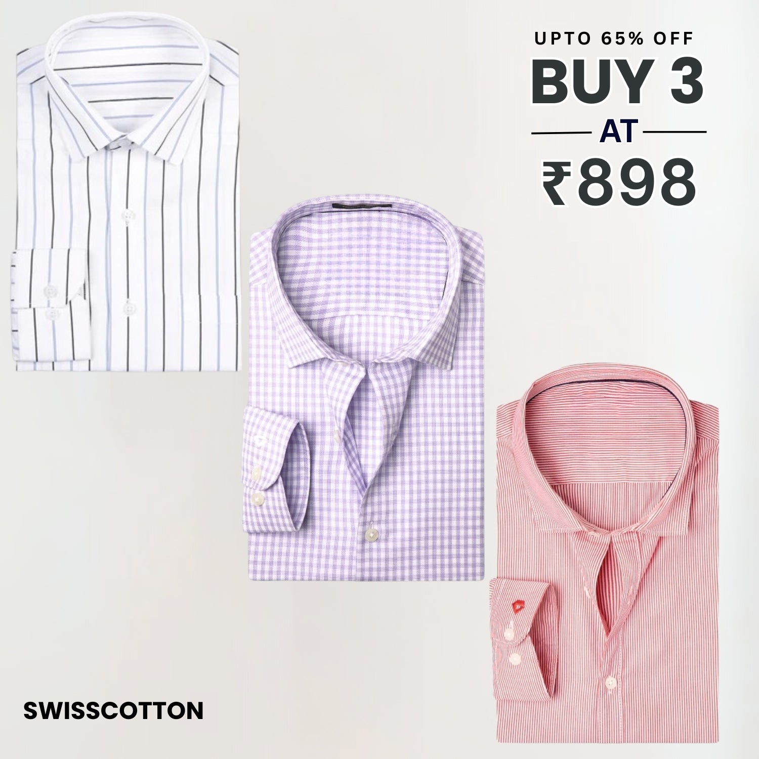 The Best 3 Formal Shirt Combo | Quality Meets Convenience | SC-07