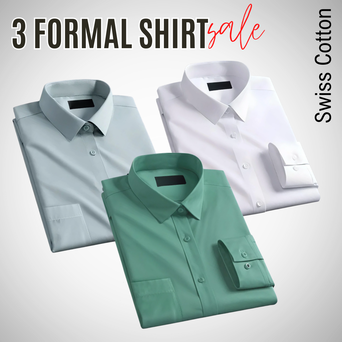 Men's Plain Shirts - 100% Premium Cotton, Pocket, Full/Half Sleeve | P-1