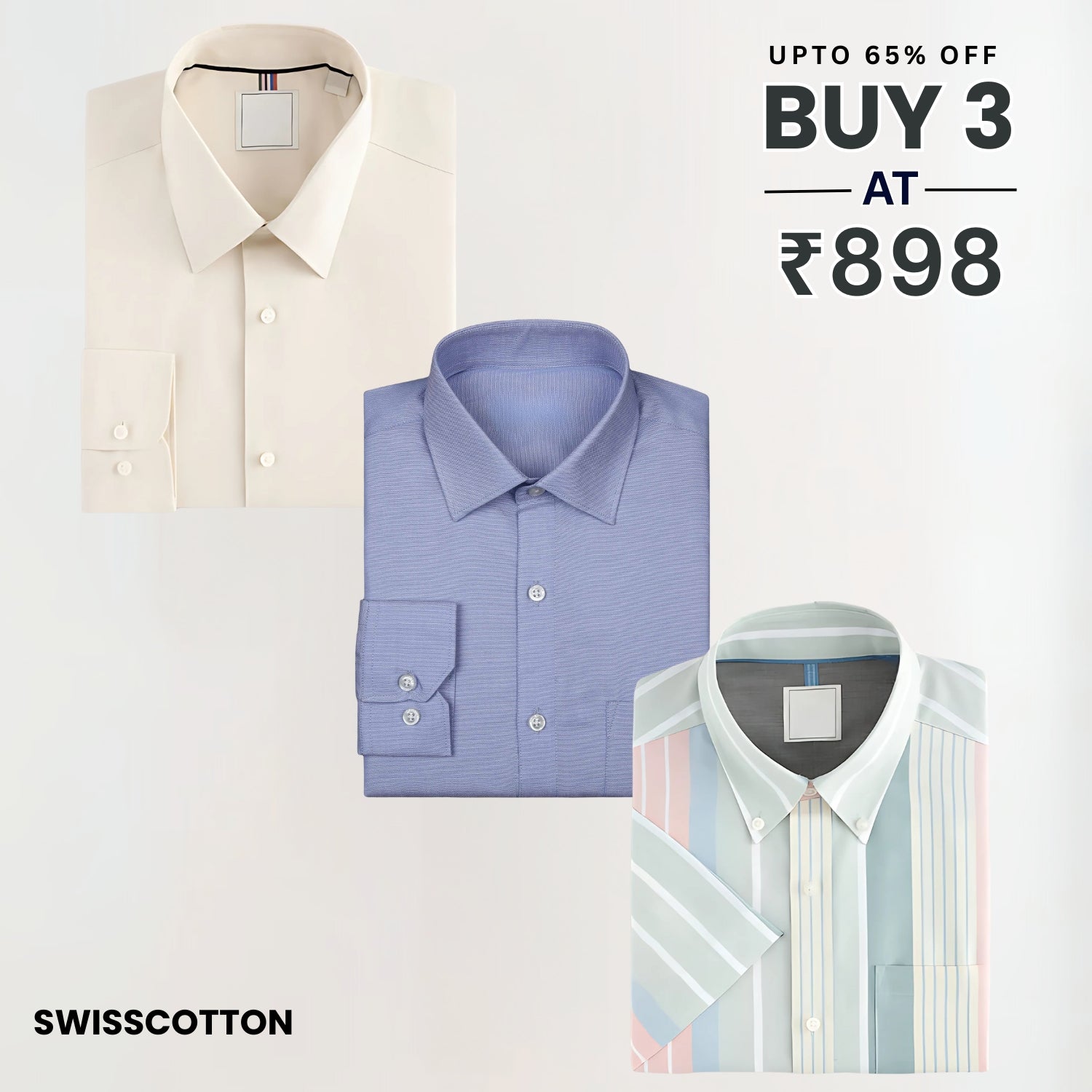 The Best 3 Formal Shirt Combo | Quality Meets Convenience | SC-10