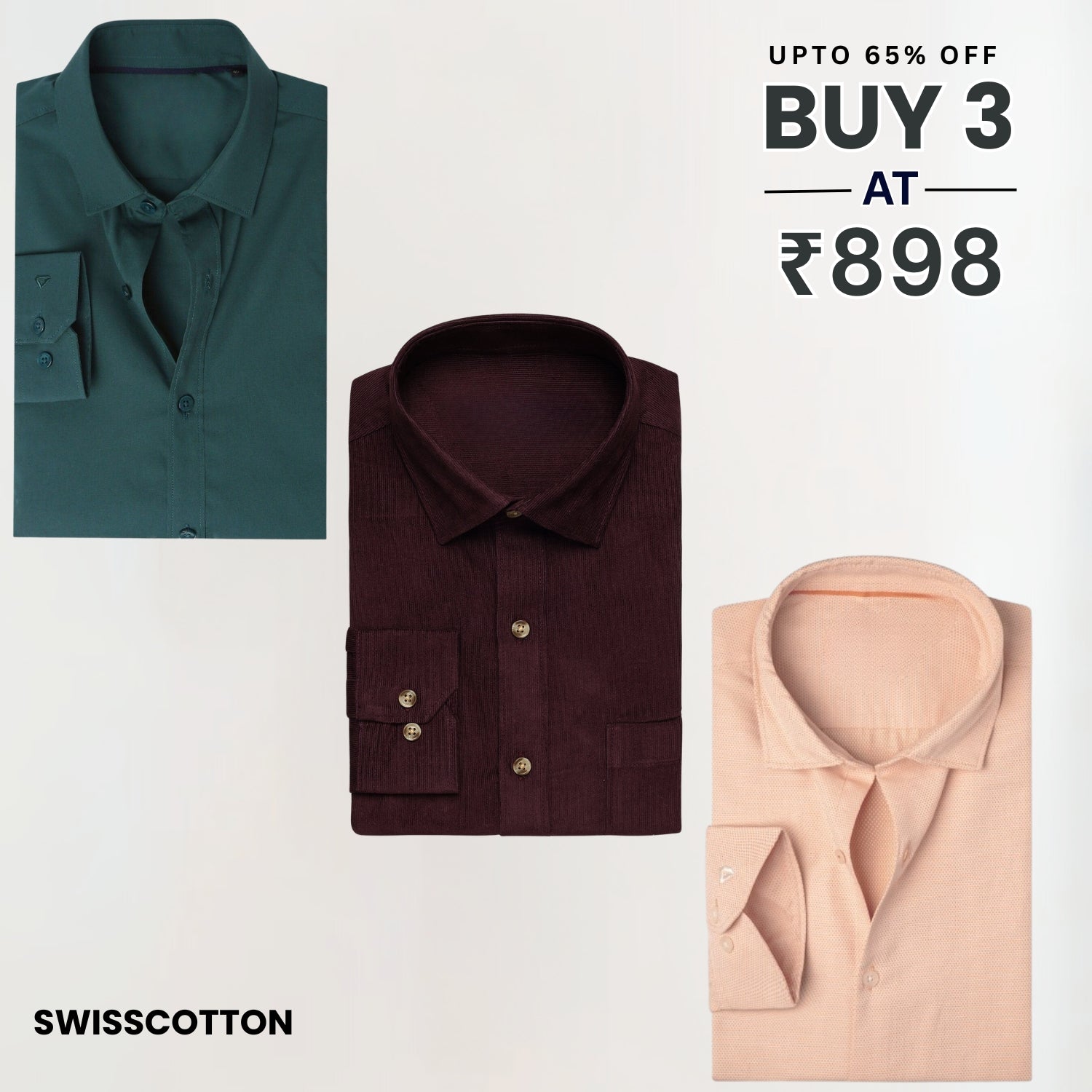 The Best 3 Formal Shirt Combo | Quality Meets Convenience | SC-11