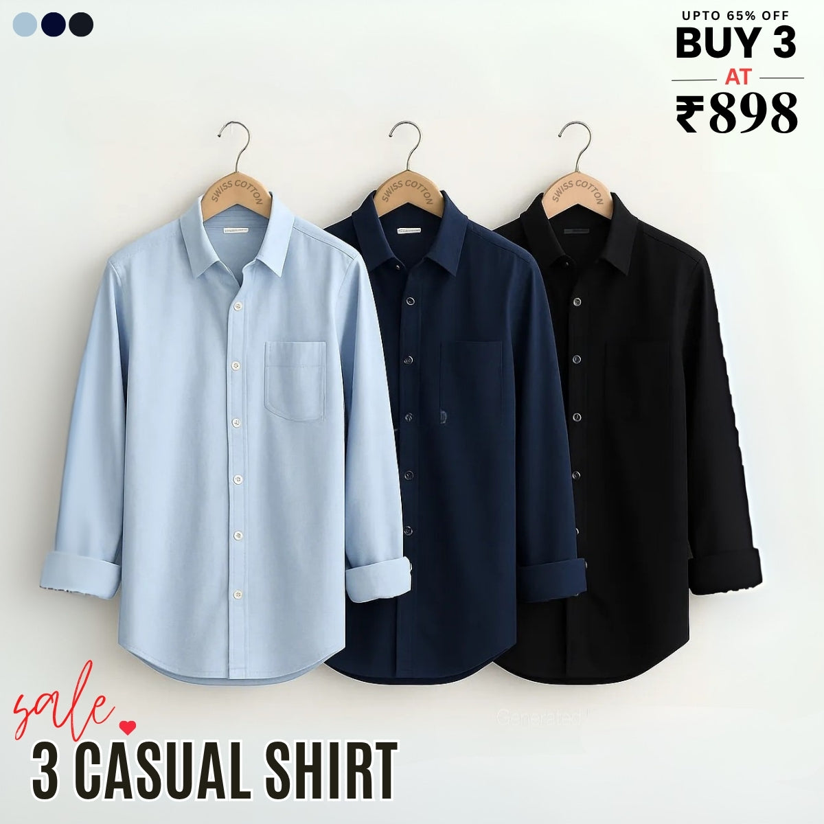 Stylish Branded Casual Shirts with Full Sleeves | CS-03