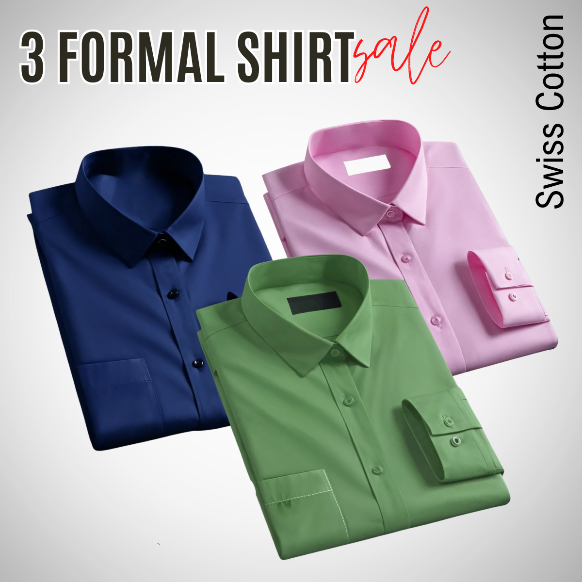 Men's Plain Shirts - 100% Premium Cotton, Pocket, Full/Half Sleeve | P-4