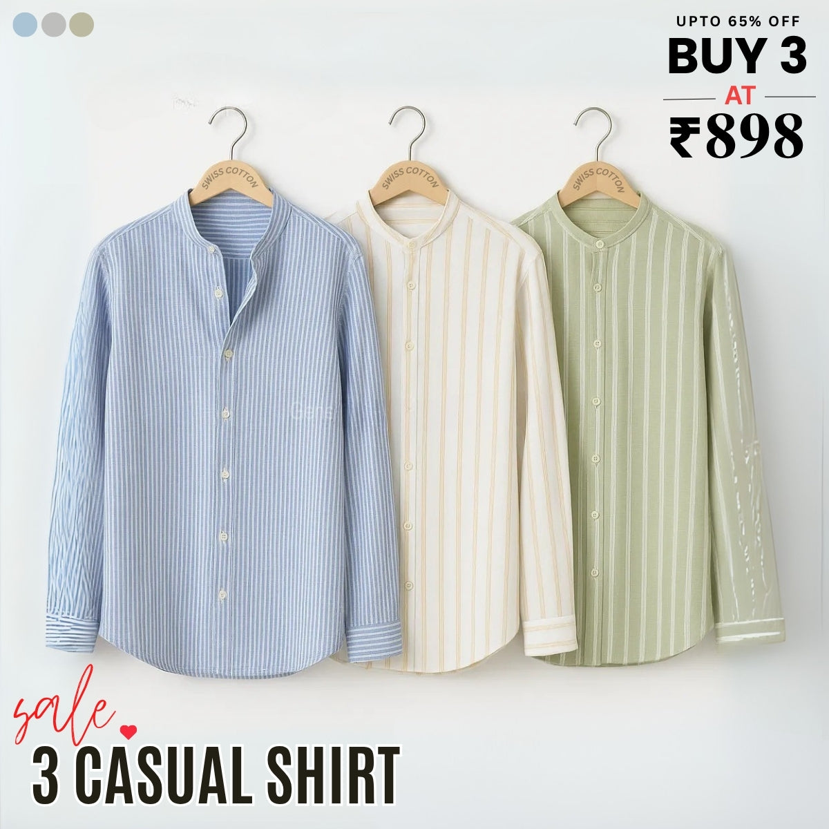 Stylish Branded Casual Shirts with Full Sleeves | CS-05