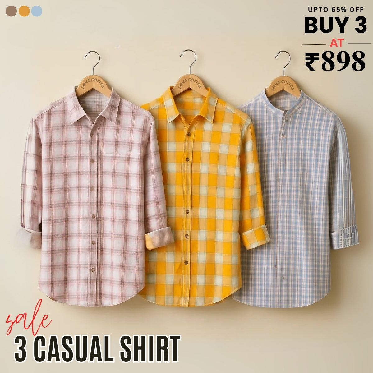 Stylish Branded Casual Shirts with Full Sleeves | CS-08