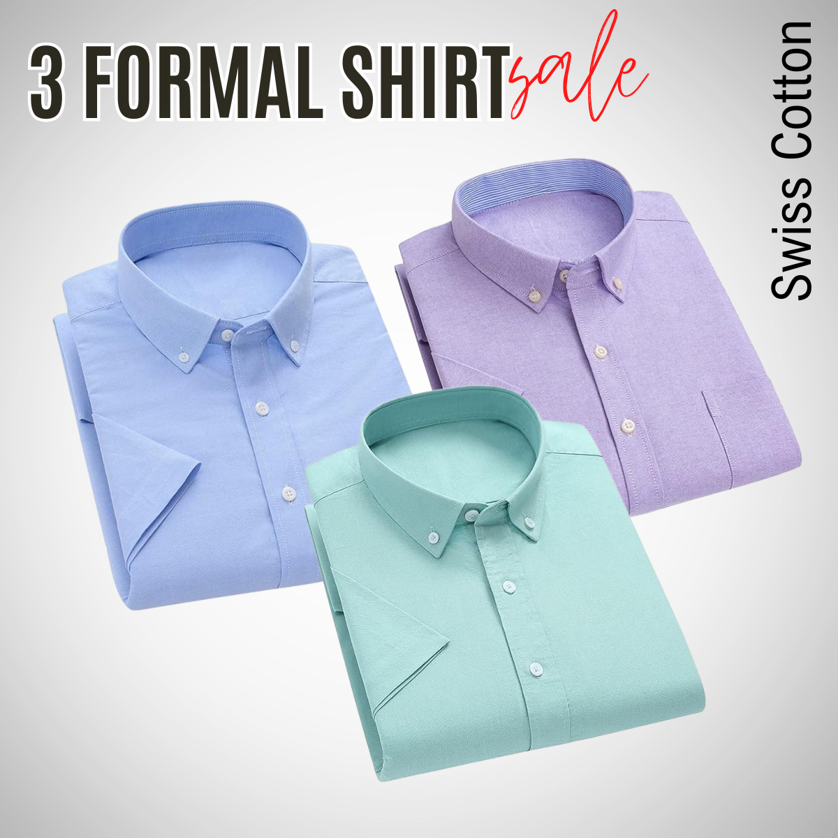 Men's Plain Shirts - 100% Premium Cotton, Pocket, Full/Half Sleeve | P-9